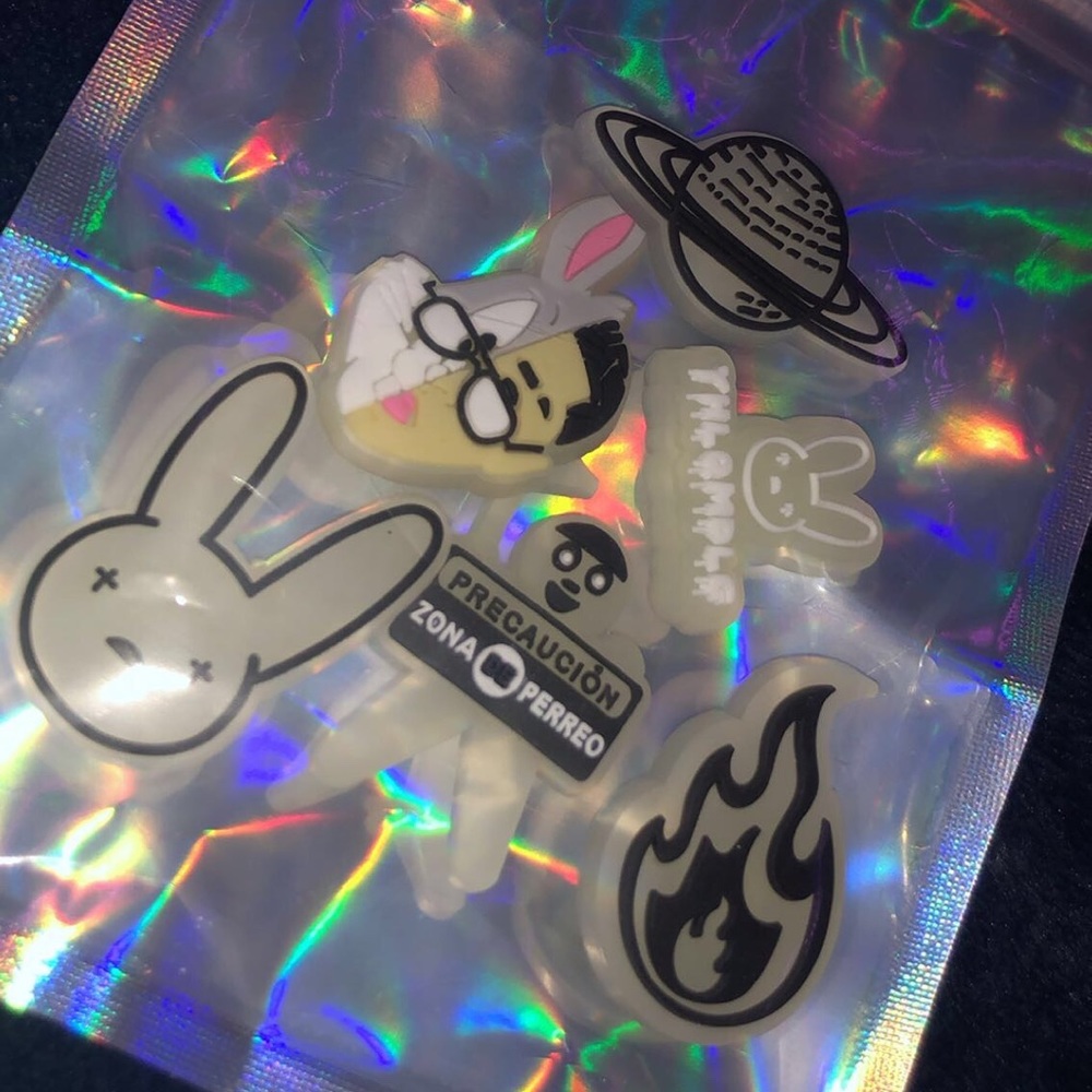 Now Available Bad bunny croc charms